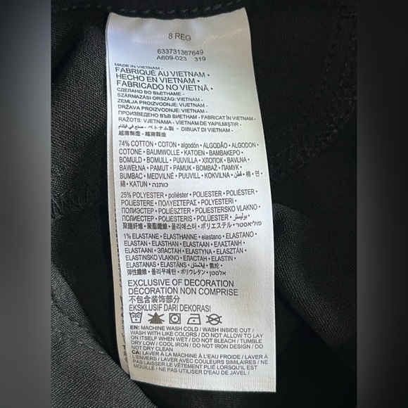 Brand New Girl Levi’s Black Skinny Leggings / Jeans - Picture 9 of 13